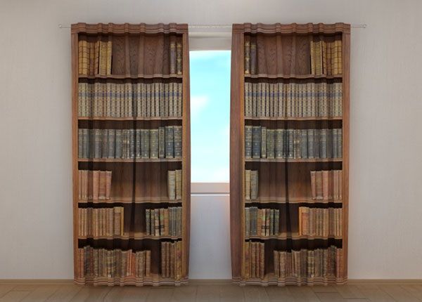 Полузатемняющая штора Bookcase 240x220 см