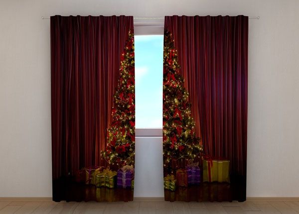 Полузатемняющая штора Christmas Tree 240x220 см