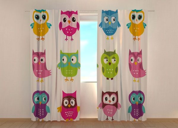 Полузатемняющая штора Lovely Owl 1
