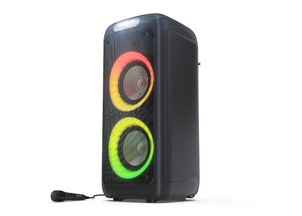 Портативная акустическая система Sharp XParty Street Beat с Bluetooth, IPX4, чёрная