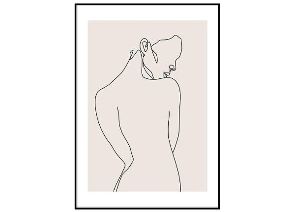 Постер Line art naine II 21x30 см