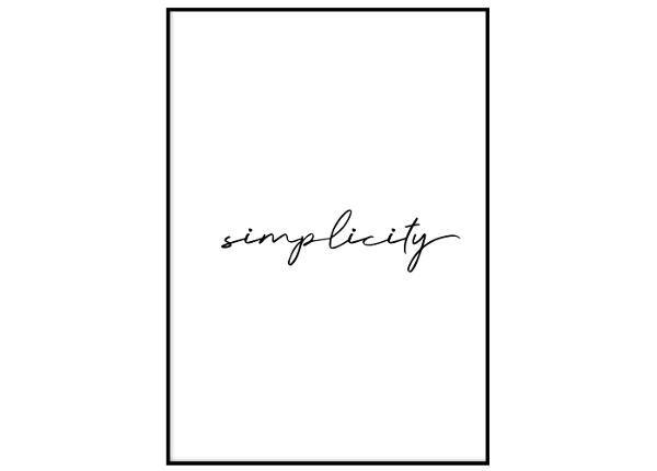 Постер Simplicity 21x30 см