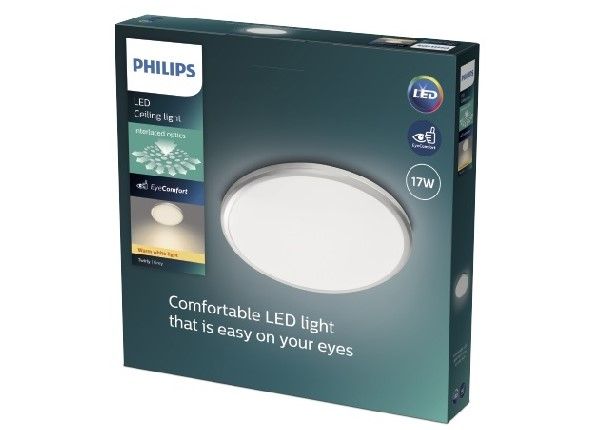 Потолочный светильник Philips Twirly 17 Вт никель