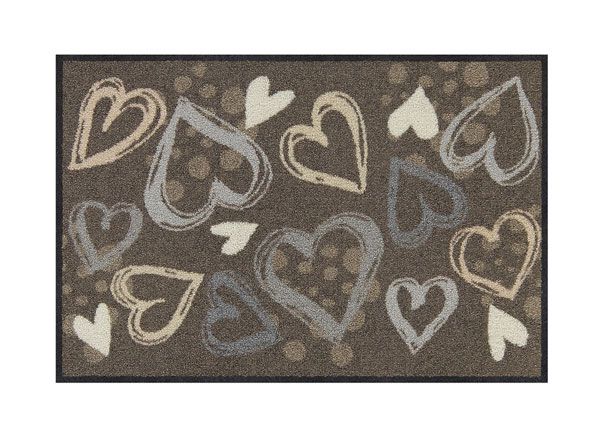 Придверный коврик Valentine Hearts city-chic 50x75 см