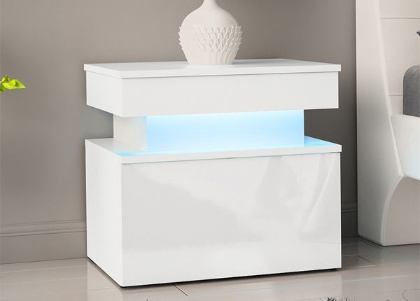 Прикроватная тумба Glossa 55 cm + LED