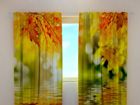 Просвечивающая штора Golden leaves 240x220 cm