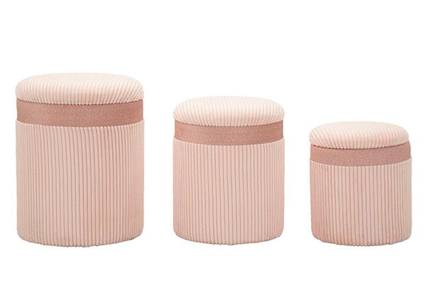 Пуф с местом для хранения, 2 шт.