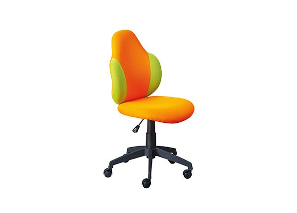 Рабочий стул Jessi, оранжевый/зелёный