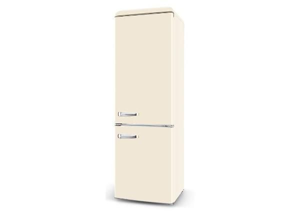 Ретро-холодильник Schlosser BC258VX, бежевый
