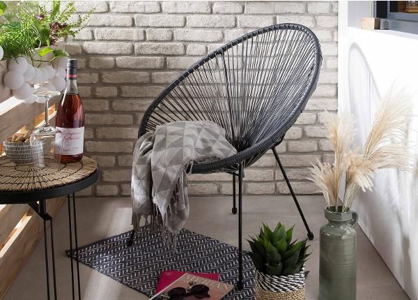 Садовые стулья 2 шт, серый