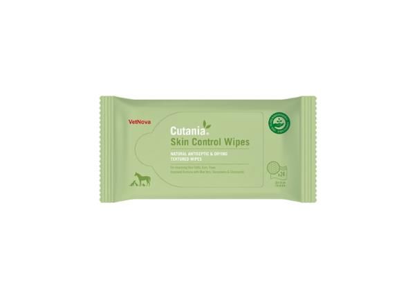 Салфетки для ухода за кожей VetNova Cutania Skin Control Wipes N24 для домашних животных