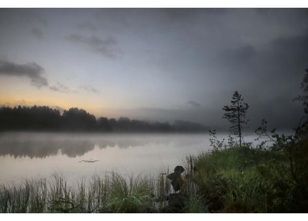 Самоклеящиеся фотообои Rural Sweden Lake