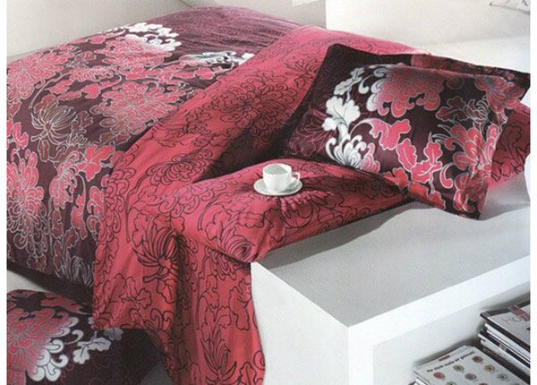 Сатиновое постельное белье с 2-мя пододеяльниками Safir Murdum 160x220 cm