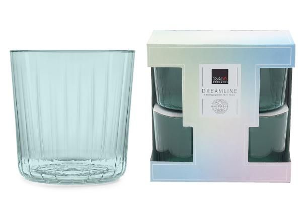 Стакан для питья Dreamline зеленый 370 мл, 4 ст. л.