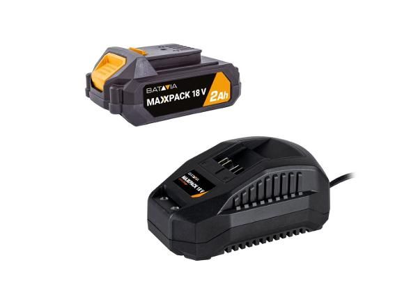Стартовый комплект Batavia Maxxpack 18V (аккумулятор 2,0 А·ч + зарядное устройство 2,4 А)