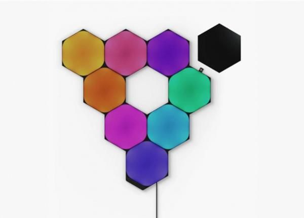 Стартовый набор Nanoleaf Shapes Black Hexagons (9 панелей), черный