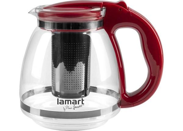 Стеклянный кувшин с ситечком для чая 1,5 л Lamart LT7074