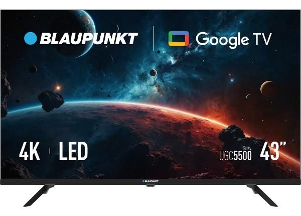 Телевизор Blaupunkt 43 дюйма (108 см) 4K Ultra HD Google TV