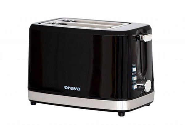 Тостер Orava HR111, черный/серый
