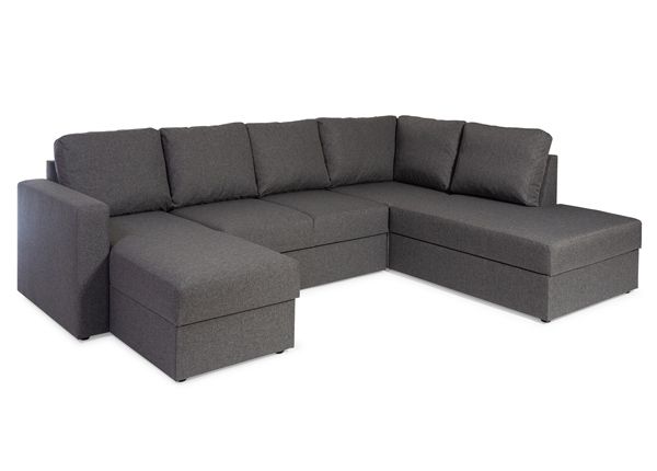 Угловой диван-кровать с двумя ящиками Roma XXL