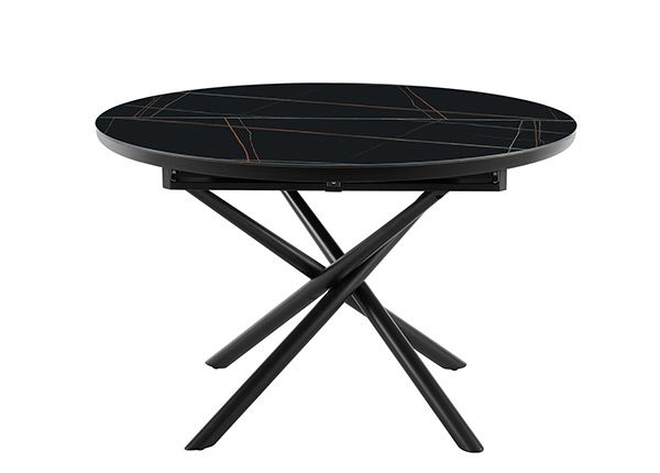 Удлиняющийся обеденный стол Ø120 см