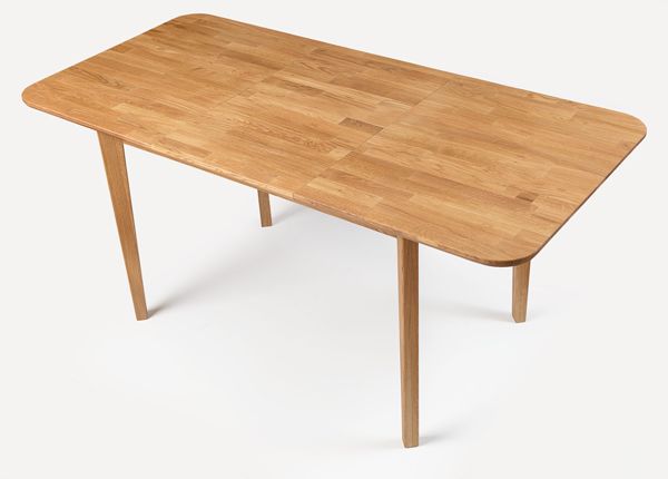 Удлиняющийся обеденный стол из дуба Frans 1P 120-160x80 cm