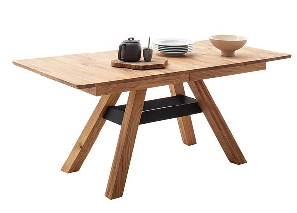Удлиняющийся обеденный стол из массива дерева Pisa 180/230x90 cm