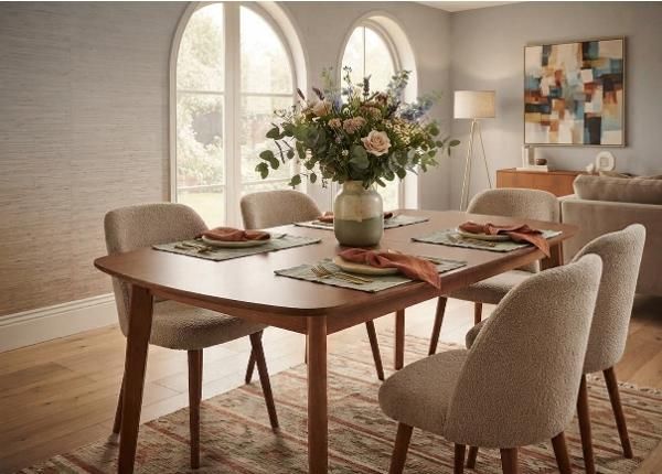Удлиняющийся обеденный стол 80x120-150 cm, орех