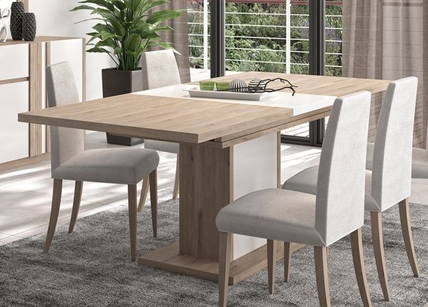 Удлиняющийся обеденный стол Aston 160-208x90 cm