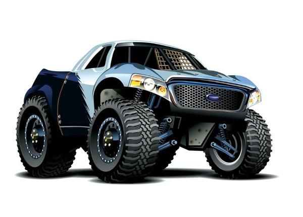 Флизелиновые фотообои Monster Truck 368x254 см