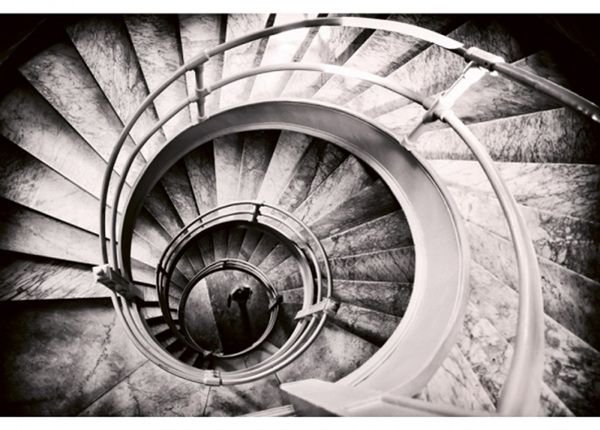 Флизелиновые фотообои Spiral stairs 225x250 см