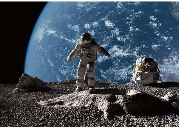 Флизелиновые фотообои Walking Astronaut