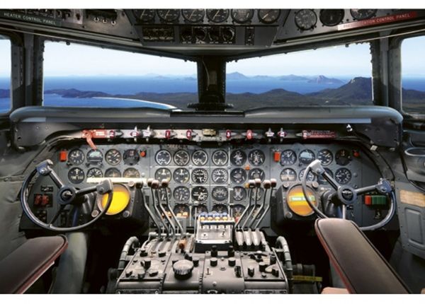 Флисовые обои Cockpit view 225x250 см