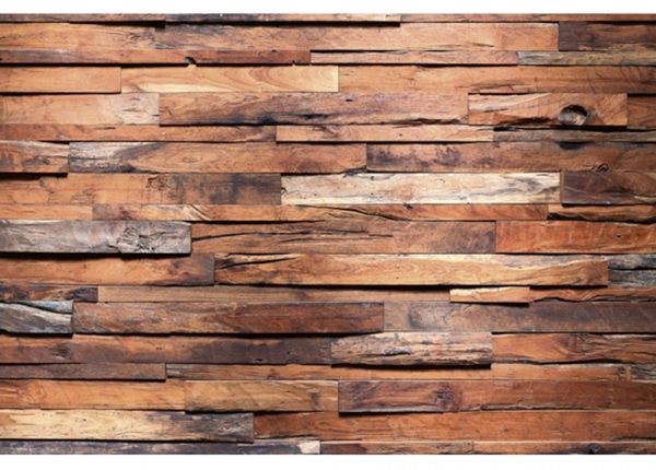 Флисовые обои "Wooden wall" 150x250 см