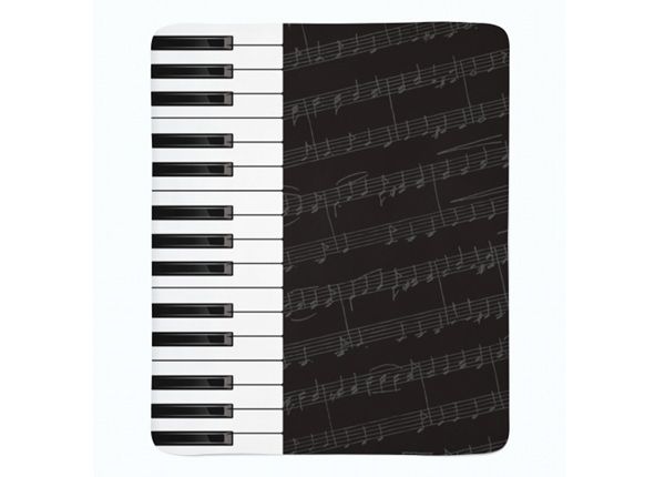 Флисовый плед Piano Keys 150x200 см