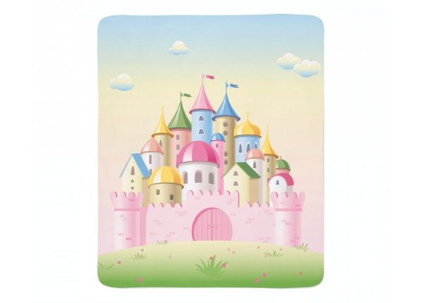 Флисовый плед Pink Castle 130x150 см