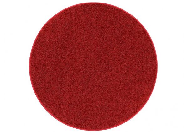Фризовый ковер Narma Aruba red круглый Ø 200 см