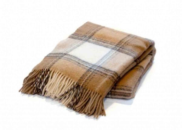 Шерстяной плед 140x205 см