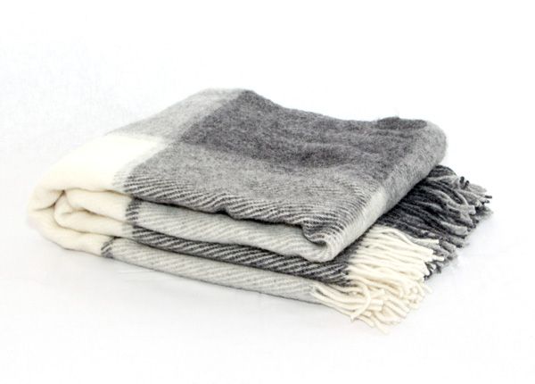 Шерстяной плед 140x205 cm