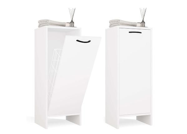 Шкафчик для ванной с корзиной для белья Nina