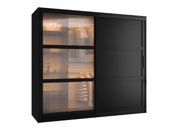 Шкаф-купе Flutes 200 см + LED