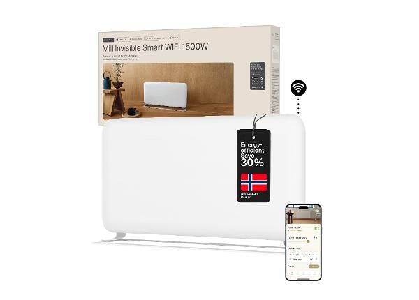 Электрический радиатор с подставкой Mill Mill Invisible Smart Gen. 4 PA1500WIFI4A, 1500 Вт