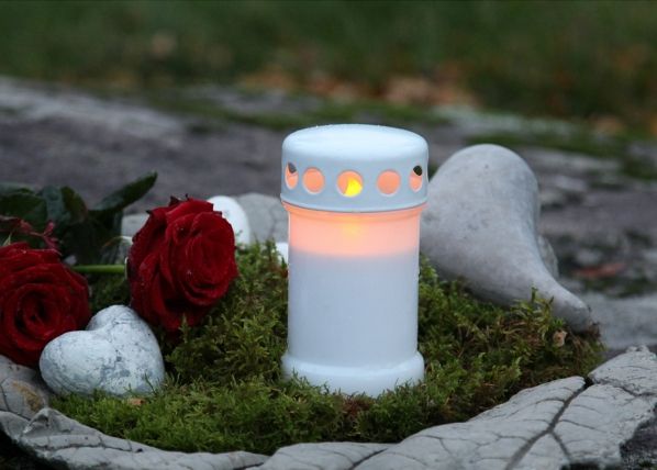 LED кладбищенская свеча