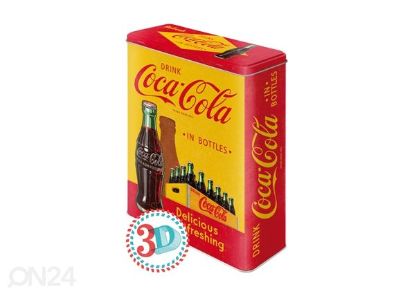 Жестяная коробка Coca-Cola in bottles 4L