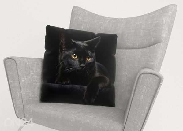 Декоративная наволочка Black Cat 45x45 cm