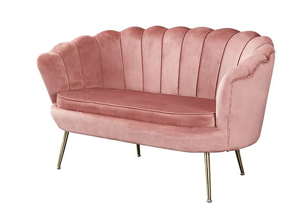 2-местный диван, розовый