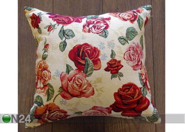 Декоративная подушка из гобелена Розы 50x50cm