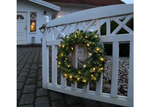 Венок с LED лампами 90cm