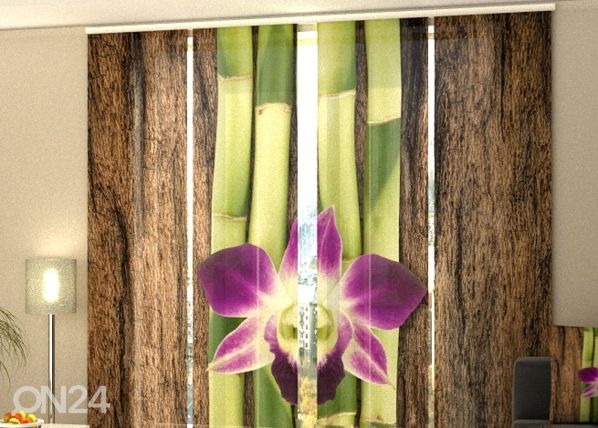 Просвечивающая панельная штора Four Shoots of Bamboo 240x240 см