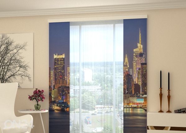 Просвечивающая панельная штора Chicago 80x240 см